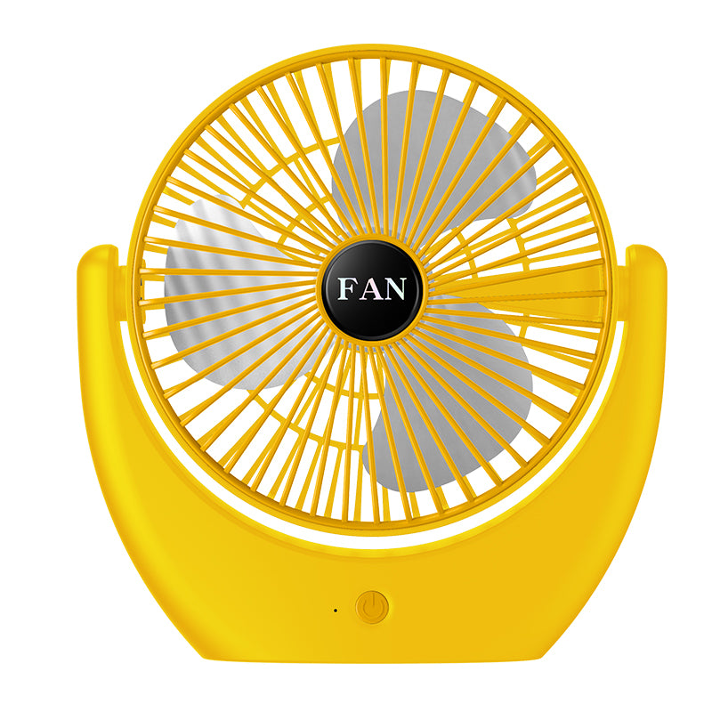 HUNTINGOOD Home Desktop Three Gears Wind Fan, Portable And Silent Dormitory Fan, Office Preferred-Plug in