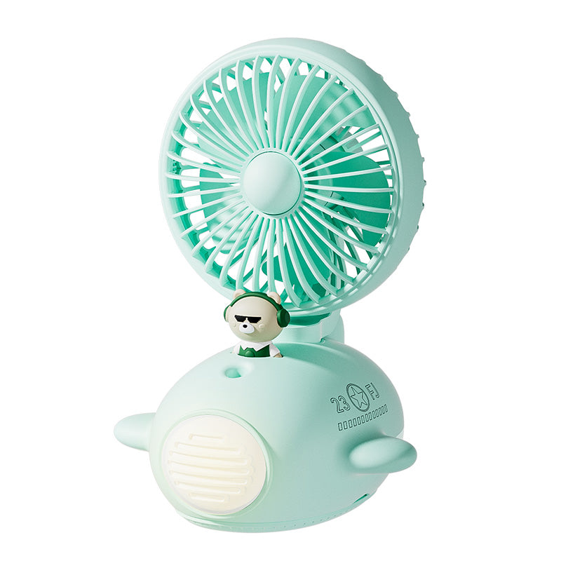 Mini Folding Fan electric handheld Fan Portable USB Charging Delicate Spray Cooling Fan for Office, Dormitory